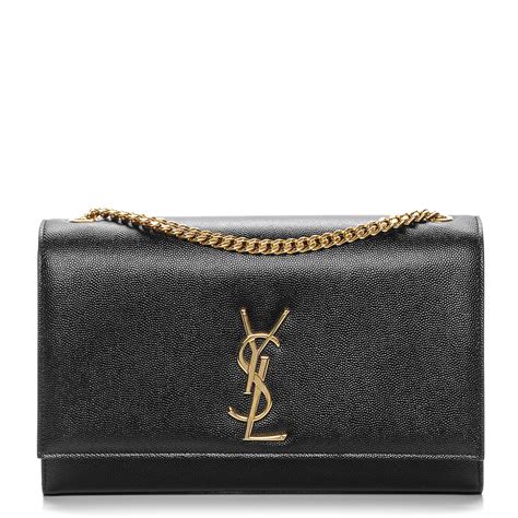 SAINT LAURENT Grain De Poudre Large Classic Monogram 